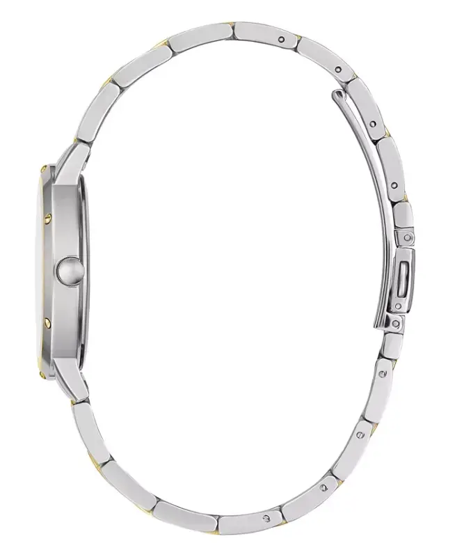 Ayollar uchun ikki tonli zanglamaydigan po'lat bilaguzukli soat, 34 mm-Ikki tonli - 2