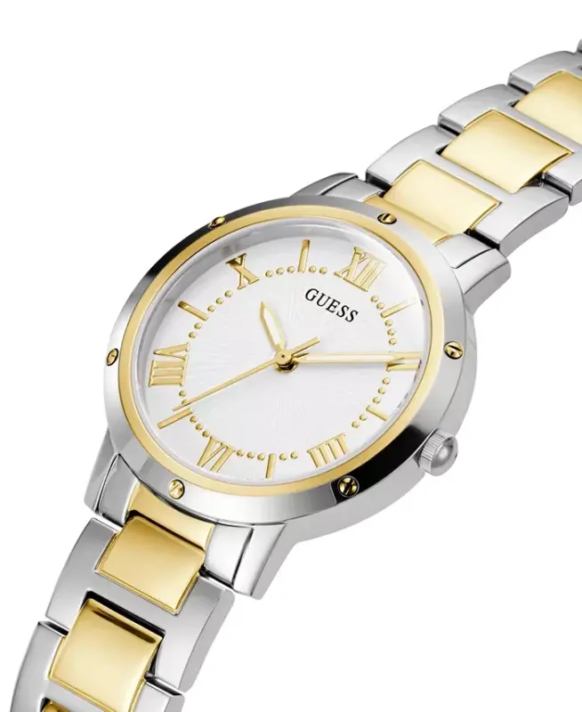 Ayollar uchun ikki tonli zanglamaydigan po'lat bilaguzukli soat, 34 mm-Ikki tonli - 4