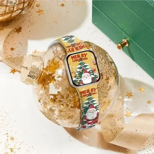 Ayollar uchun iWatch tasmalariga mos keladigan Lenrao, nafas oladigan sport silikon sozlanishi bilaguzuk Apple Watch tasmalariga mos 42mm 40mm 38mm 41mm ayollar uchun/Series 10/9/8/7/6/5/4/3/2/1 SE Ultra - 4