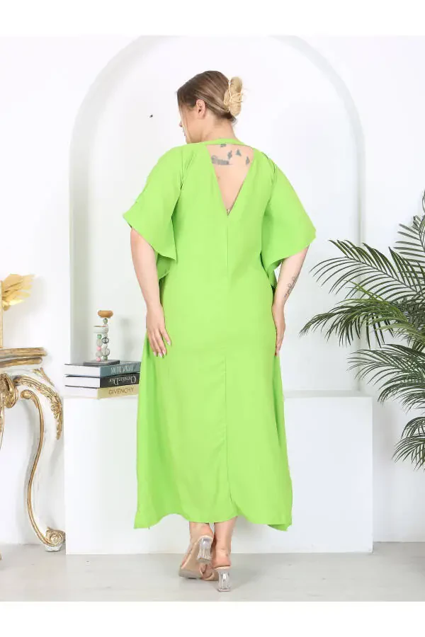 AYOLLAR UCHUN KATTASIZ O'LCHAMLI YARASA YENGLI YIRTILGAN DETALLI TO'QILGAN JESSİCA KO'YLAK - 2