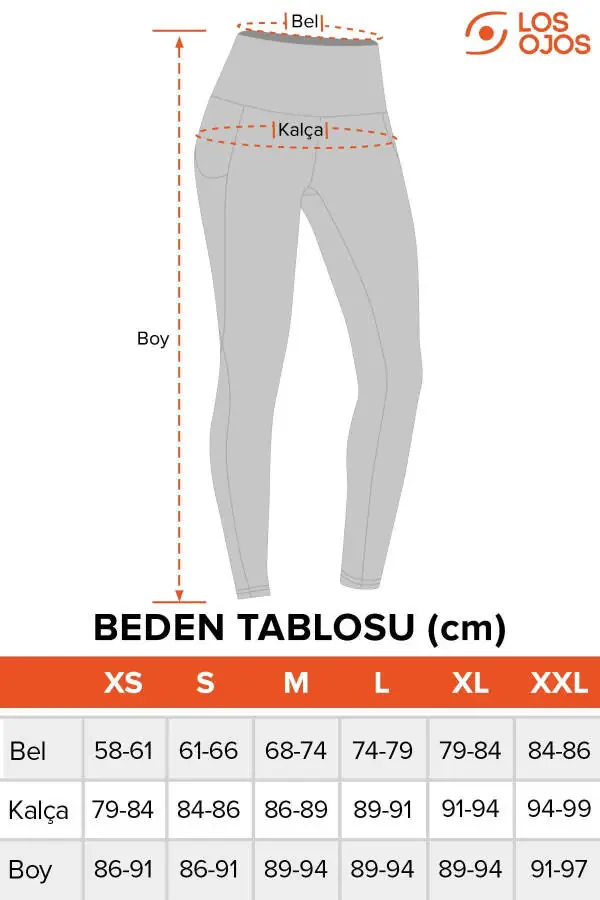 Ayollar uchun ko'k rangli yuqori belda, ikki cho'ntakli, qorinni yig'uvchi sport legginslari - 7