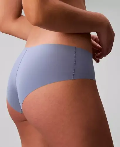 Ayollar uchun ko‘rinmas mikrotola strechli hipster ichki kiyimi-D3429 - Moviy lola - 4