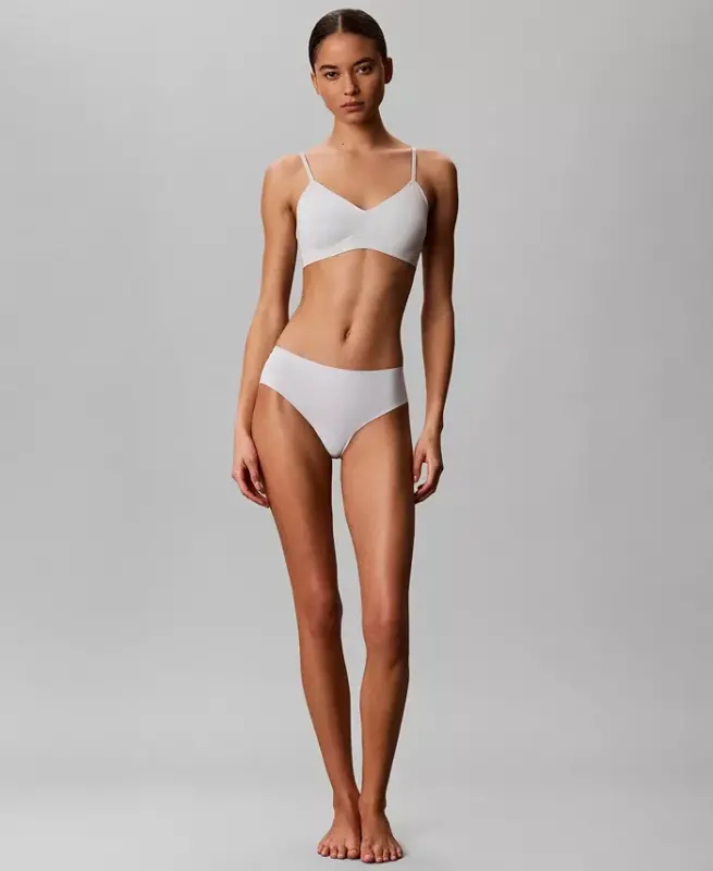 Ayollar uchun ko‘rinmas mikrotolali elastik hipster ichki kiyimi-D3429 - Osmon rangi kulrang - 6