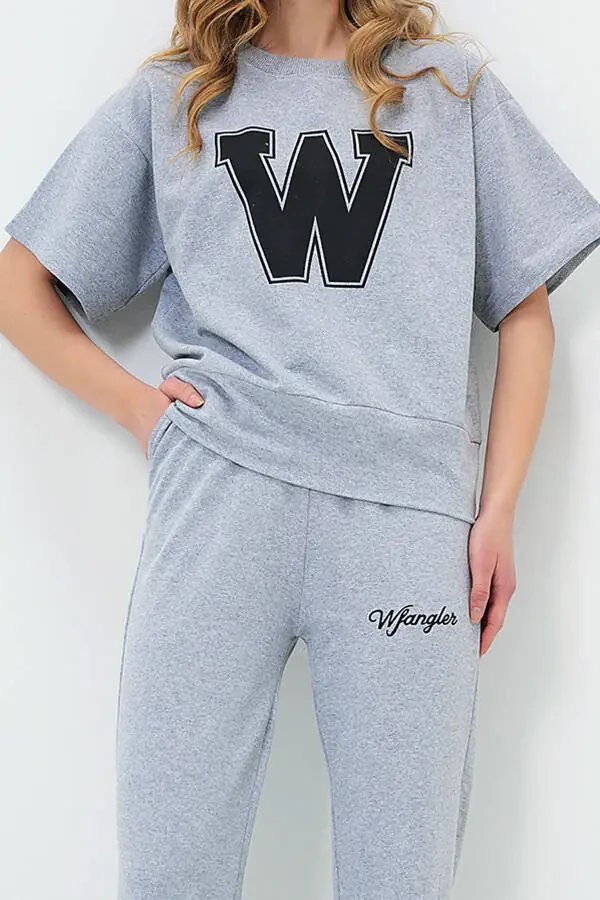 Ayollar uchun kulrang W bosma sport kostyumi ALC-X5889 - 5