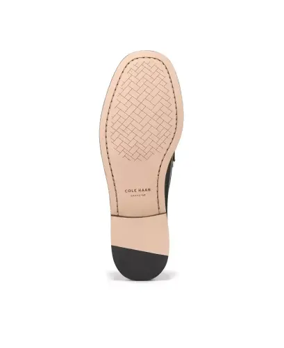 Ayollar uchun Lana Lux Remastered Penny Loaferlari - Qora, To'q Mis, Fil Suyagi Charm - 5