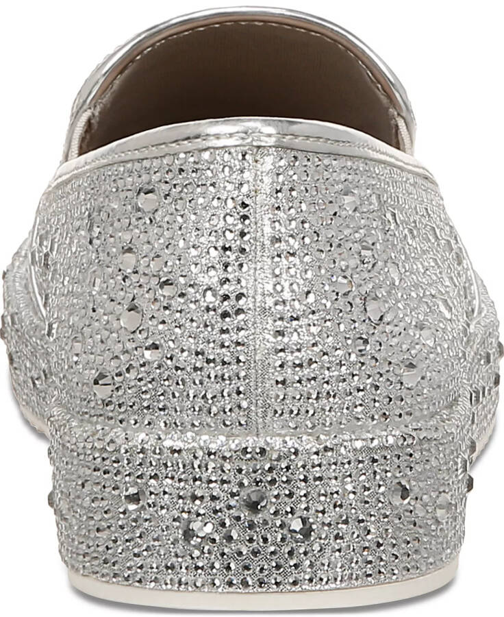 Ayollar uchun Lenna slip-on bezakli krossovkalari, Modazone Silver Bling uchun yaratilgan - 3