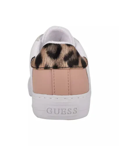 Ayollar uchun Love Lace-Up sport poyafzallari - Oq/Okean leopard - 7