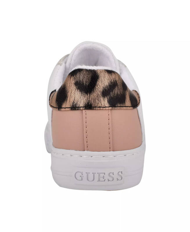 Ayollar uchun Love Lace-Up sport poyafzallari - Oq/Okean leopard - 7