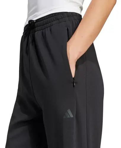 Ayollar uchun mashg'ulot oldidan isinish uchun mo'ljallangan shimlar - Qora - ADIDAS (1)