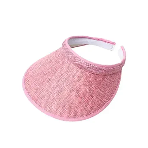 Ayollar uchun mato bilan qoplangan Slip-On Visor, erkaklar uchun sozlanishi kepka sport quyosh qalpoqlari 