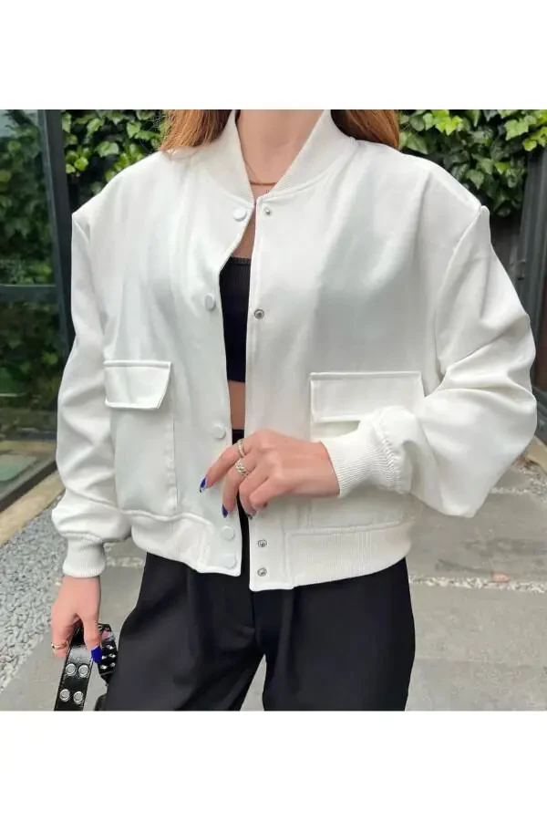 Ayollar uchun mavsumiy bomber ko'ylagi - 2