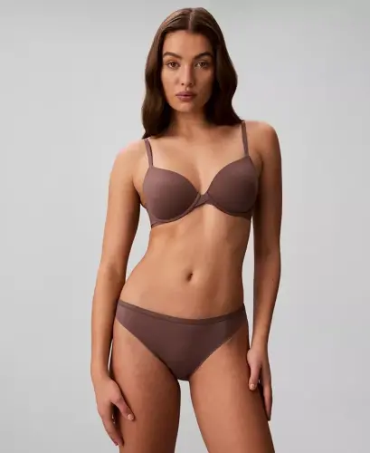 Ayollar uchun mukammal mos keladigan, yengil astarli, to'liq qoplamalı futbolka-byustgalteri F3837-Bare (Nude 5) - 5