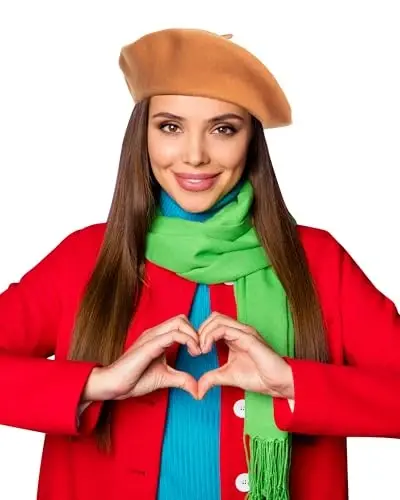 Ayollar uchun Nawati jun fransuz beretlari, ayollar va qizlar uchun bir xil rangdagi beret shapkalar, kundalik va nafis vintage rassom shapkasi - NAWATI (1)