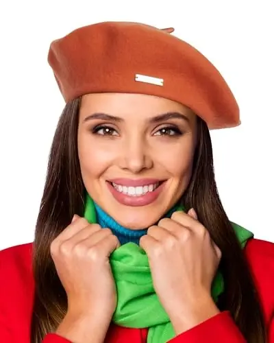 Ayollar uchun Nawati jun fransuz beretlari, ayollar va qizlar uchun bir xil rangdagi beret shapkalar, kundalik va nafis vintaj rassom shapkasi - 1