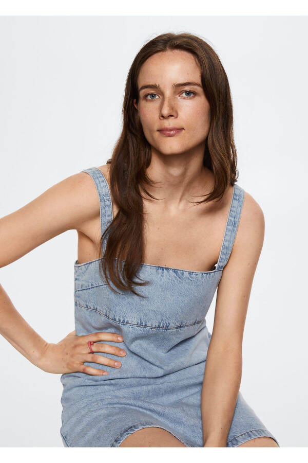 Ayollar uchun och ochiko'k ko'ylak - 6