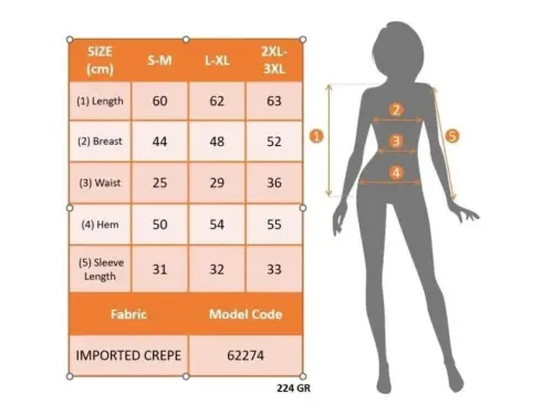 Ayollar uchun oldi tugmali qisqa yengli import krep bluzka - 5