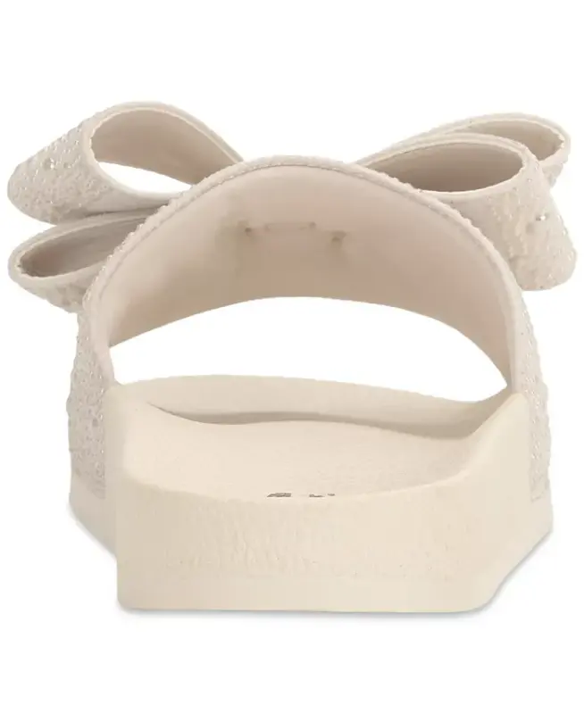 Women's Peymin Pool Slides, Created for Modazone - Pearl Bow - 3