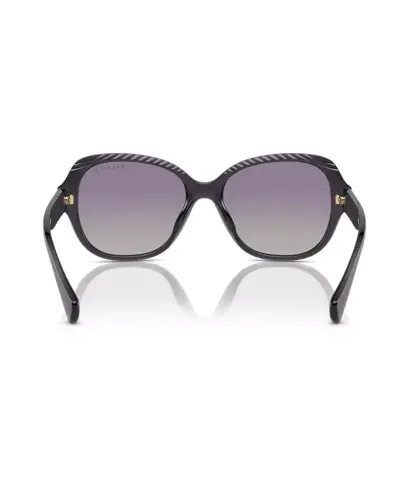 Ayollar uchun polyarizatsion quyosh ko'zoynaklari, Ra5316U-Shiny Transparent Violet - 5