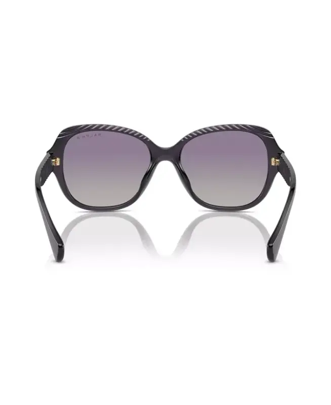 Ayollar uchun polyarizatsion quyosh ko'zoynaklari, Ra5316U-Shiny Transparent Violet - 5