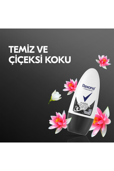 Ayollar uchun Roll On Deodorant Ko'rinmas Qora va Oq Kiyimlarda 50 ml X2 Dona - 11