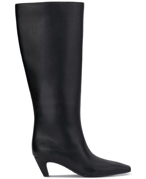 Ayollar uchun Sameya Extra Wide-Calf Mid-Heel Boots, Modazone Black Smooth Extra Wide Calf uchun yaratilgan - 2