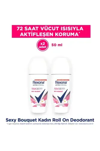 Ayollar uchun Sexy Bouquet 50 ml X2 dona Roll On Deodorant - 1