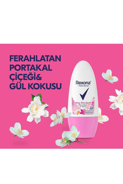 Ayollar uchun Sexy Bouquet 50 ml X2 dona Roll On Deodorant - 5