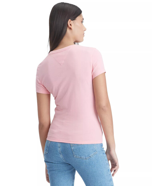 Ayollar uchun Slim Fit Essential Logo Grafik T-shirt Tickled Pink - 6