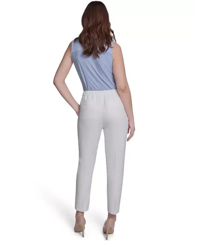 Women's Sloane Slim-Leg Ankle Pants - Ivory - 4