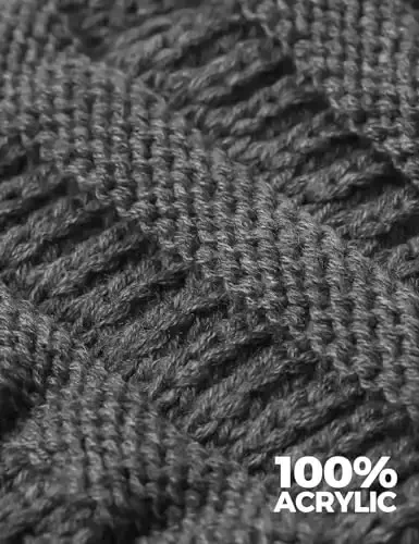 Ayollar uchun Slouchy Beanies Kabel Trikotaj Qishki Shlyapalar Ayollar Sovg'alari Qo'pol Bosh Suyagi Qopqoq Qalin Issiq Paypoq Qopqoqlari Sovuq Ob-Havo uchun - 5