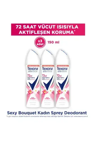 Ayollar uchun sprey dezodorant Sexy Bouquet 150 ml X3 - 1