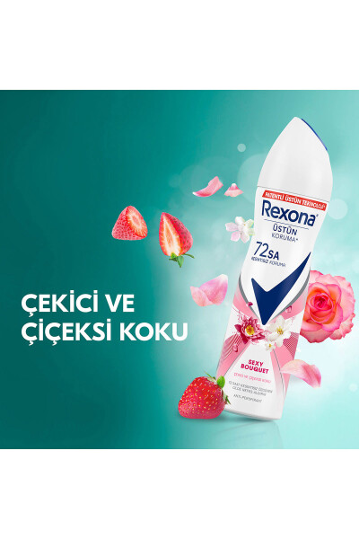 Ayollar uchun sprey dezodorant Sexy Bouquet 150 ml X3 - 29