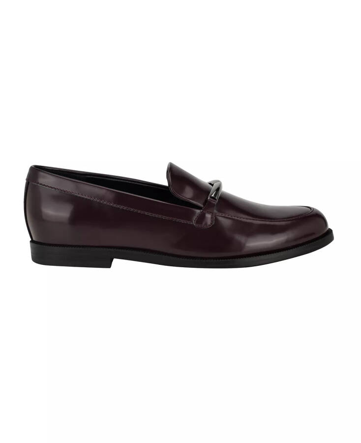 Ayollar uchun Tedda Slip-On libos tekis Loaferlar Qorong'i Qizil - 3