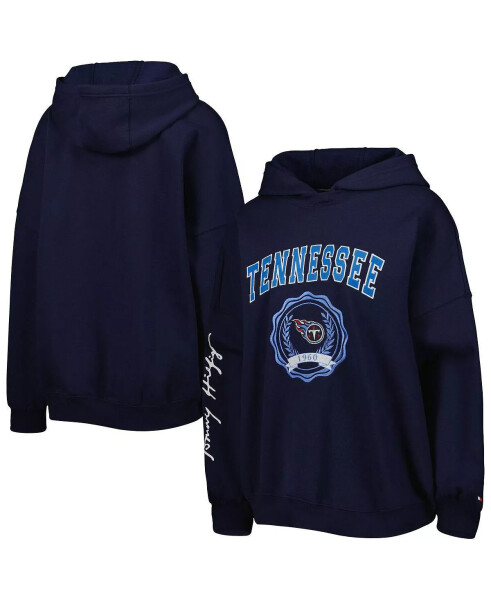 Ayollar uchun Tennessee Titans Becca yelkasi pastli ko'ylagi ko'k, qo'ng'ir - 3