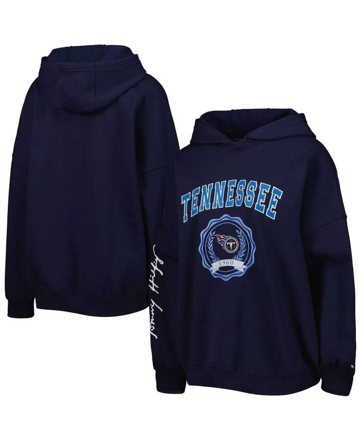Ayollar uchun Tennessee Titans Becca yelkasi pastli ko'ylagi ko'k, qo'ng'ir - 3