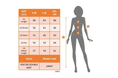 Ayollar uchun uzun yengli, aylana yoqali, yurakcha naqshli, qisqa viskoza ko'ylak - 4