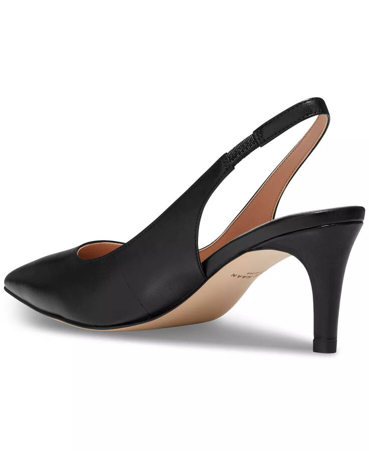 Ayollar uchun Vandam slingback nasoslari qora charm - 3