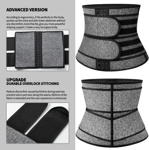 Ayollar uchun Vaslanda neoprenli bel trenajori korset shaper kamari - 4