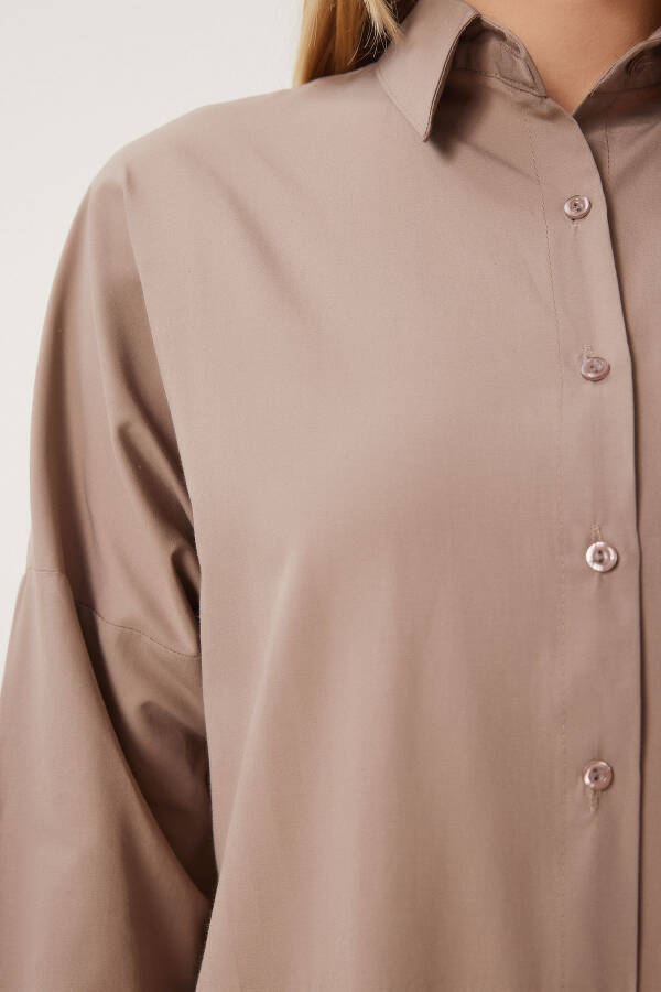 Ayollar uchun Vizon Oversize uzun Basic ko'ylak DD00842 - 4