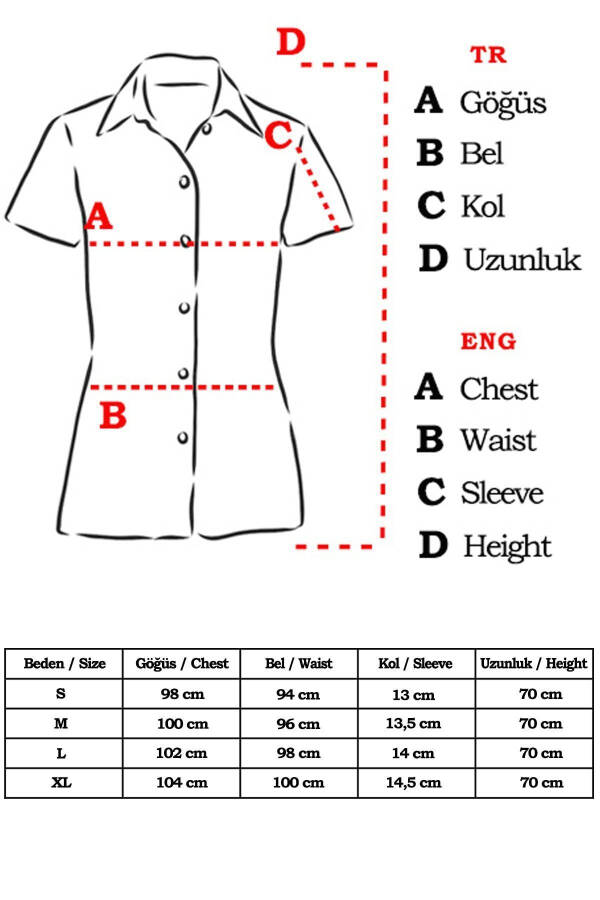 Ayollar uchun xaki rangli qisqa yengli ko'ylak ARM-19Y001065 - 4