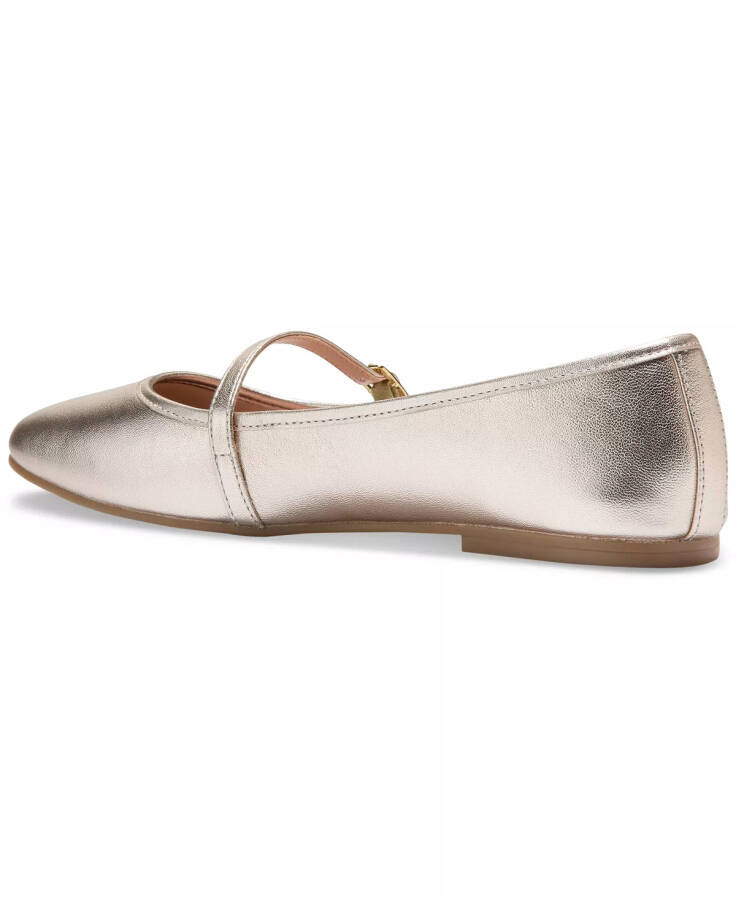 Ayollar uchun Yelena Mary Jane Ballet Flats Soft Gold poyabzali - 3