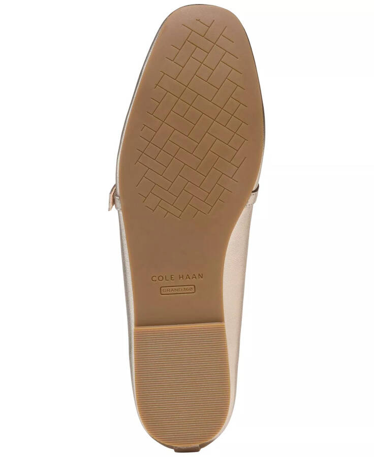 Ayollar uchun Yelena Mary Jane Ballet Flats Soft Gold poyabzali - 5