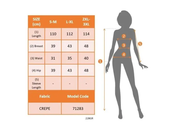 Ayollar uchun yelkalik, yumaloq yoqali, yon tomonidan yirtigli va burmali janjan krep ko'ylak - 7