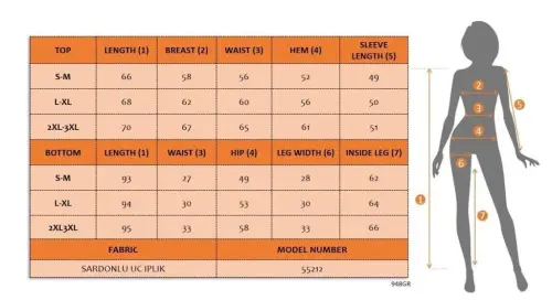 Ayollar uzun qisma kapüşonli bog'ichli uch ipli bluz va shimlar ikki qismli kostyum - 3