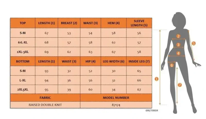 Ayollar uzun qisma nervürlü viskon ikki ip va shimlar to'plami - 8