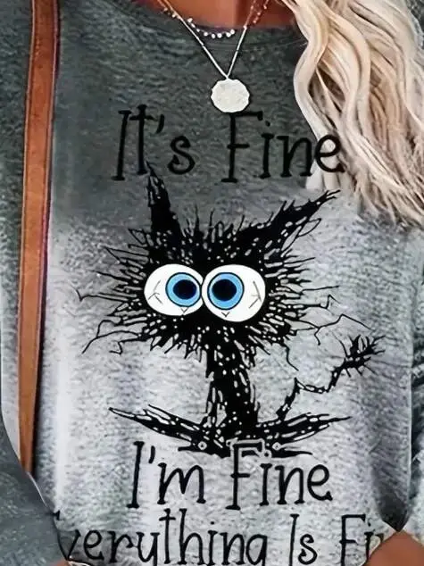 Ayollar uzun qisma velosiped yoqali naqshli suprema bluzkasi - 2