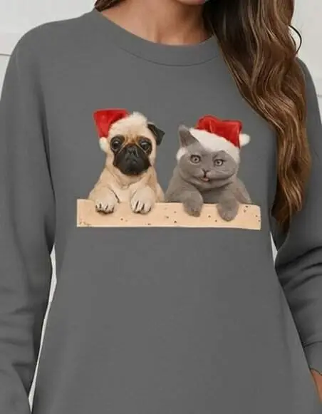 Ayollar uzun qisma velosiped yoqali naqshli viskon ikki ipli bluz - 2