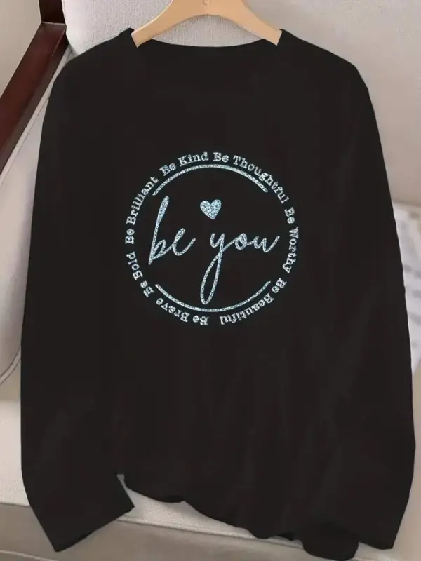 Ayollar uzun qisma velosiped yoqali Youdesenli viskon bluz - 3