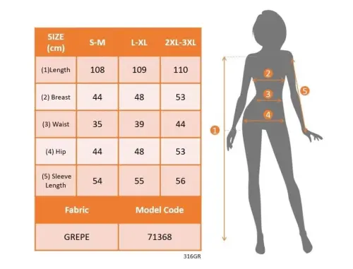 Ayollar uzun qollı o'ralgan yoqali janjan krep midi ko'ylak - 5