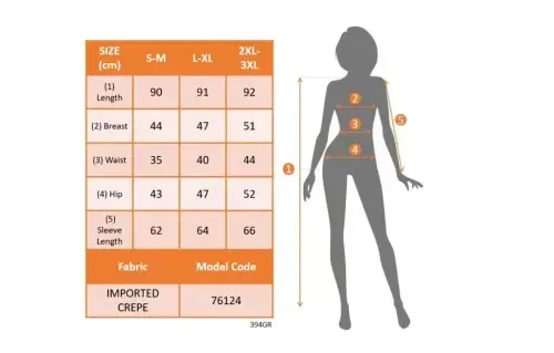 Ayollar uzun qolli payetli o'ralgan yoqali yon tugmali qisqa import qilingan krep ko'ylak - 4